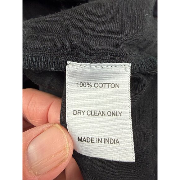 BELL by Alicia Bell Black Eyelet Mini Dress Small Size - Picture 5 of 7